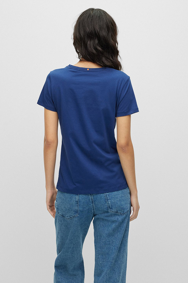 ΜΠΛΟΥΖΑ T-SHIRT BOSS - 407 ΜΠΛΕ